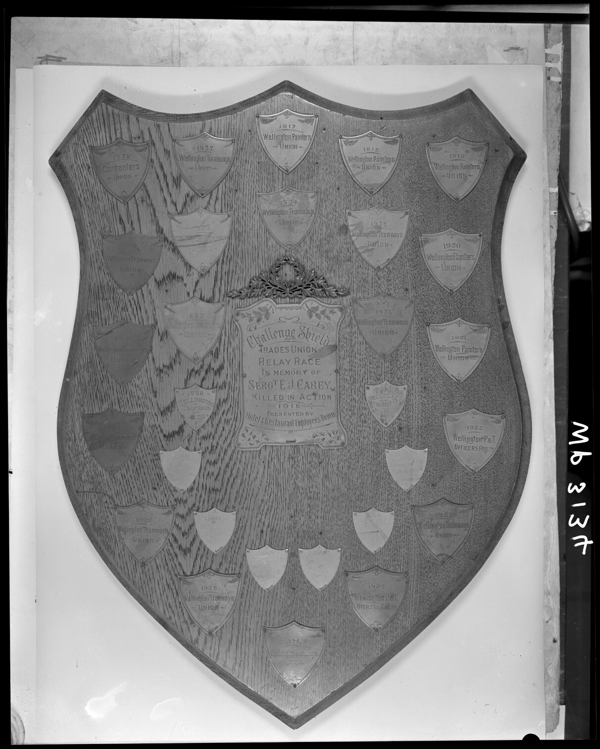 Challenge Shield, Trades Union Relay Race.