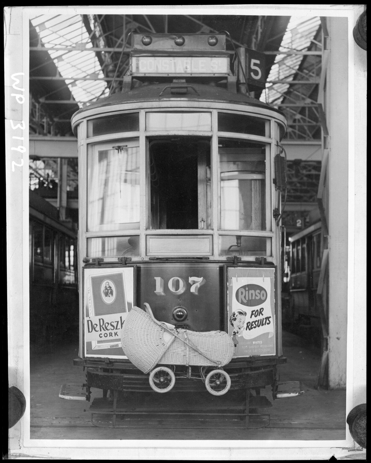 Tramcar 107, Kilbirnie Tram Barns