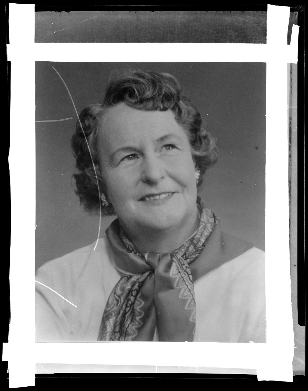 Portrait of New Zealand author, Ivy Preston