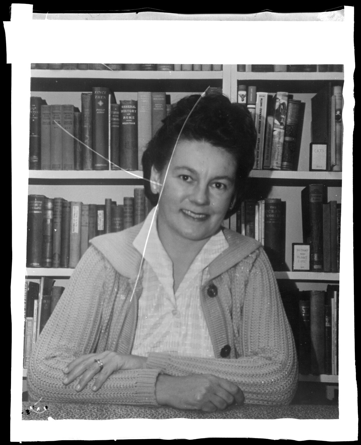 Portrait of New Zealand author, Valerie Grayland