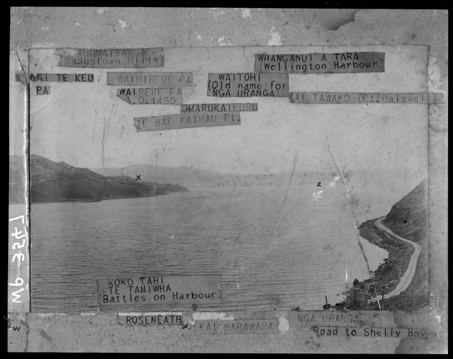 Miramar Panorama, Maori place names