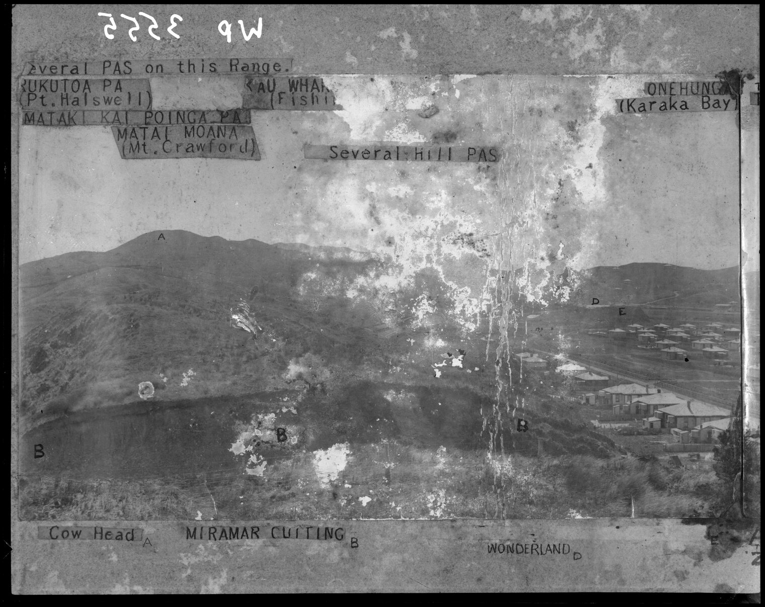 Miramar Panorama, Maori place names