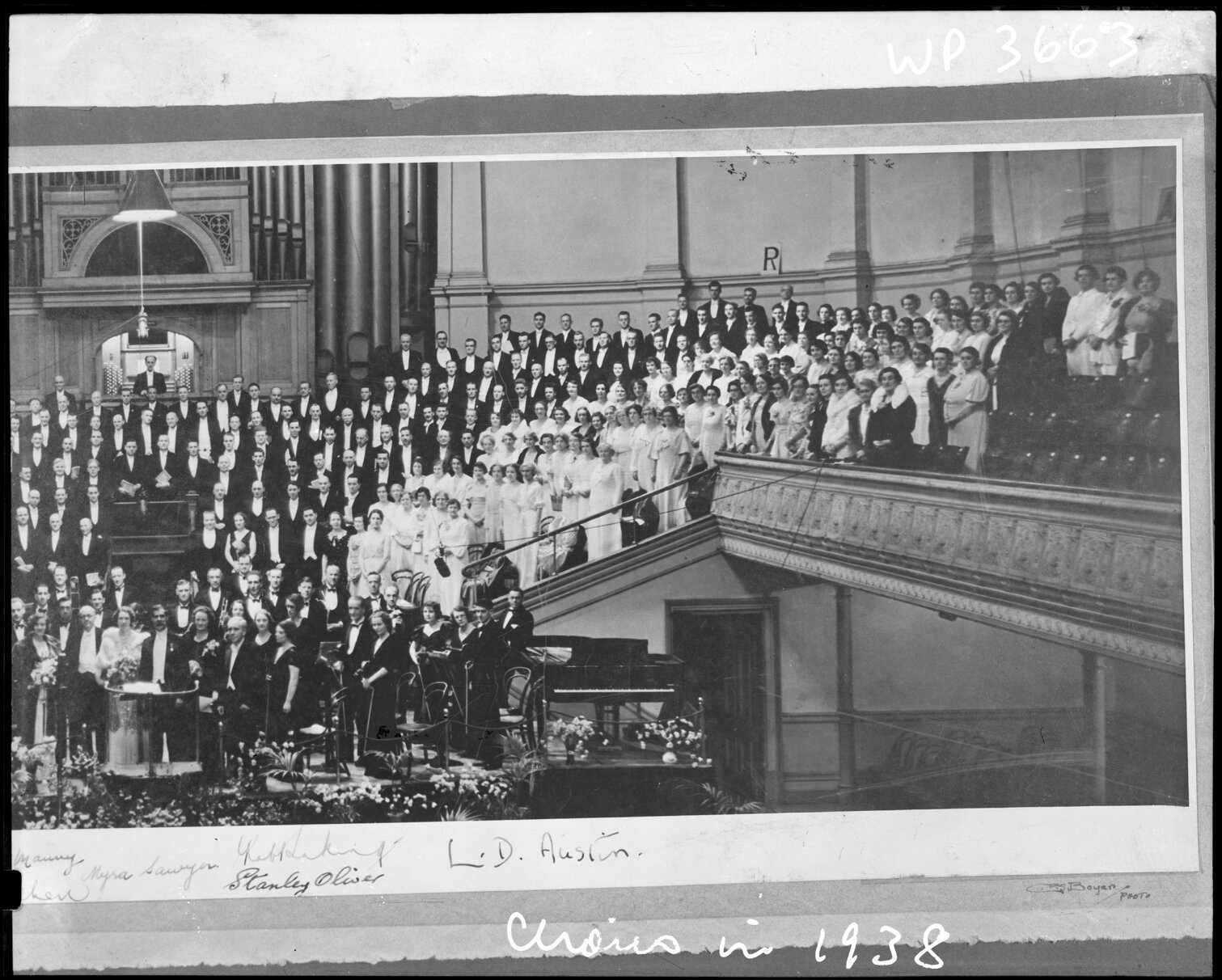 Combined choirs celebrating 25 years of music - a tribute to H Temple White