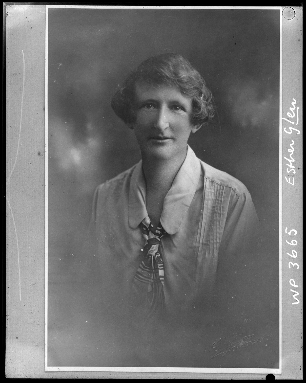 Portrait of Esther Glen, author and journalist