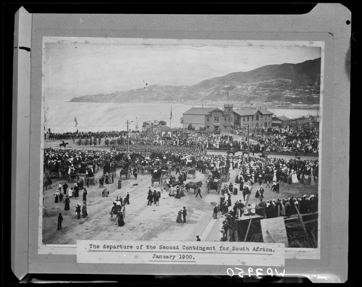 Departure of 2nd contingent from Wellington, for the South African War