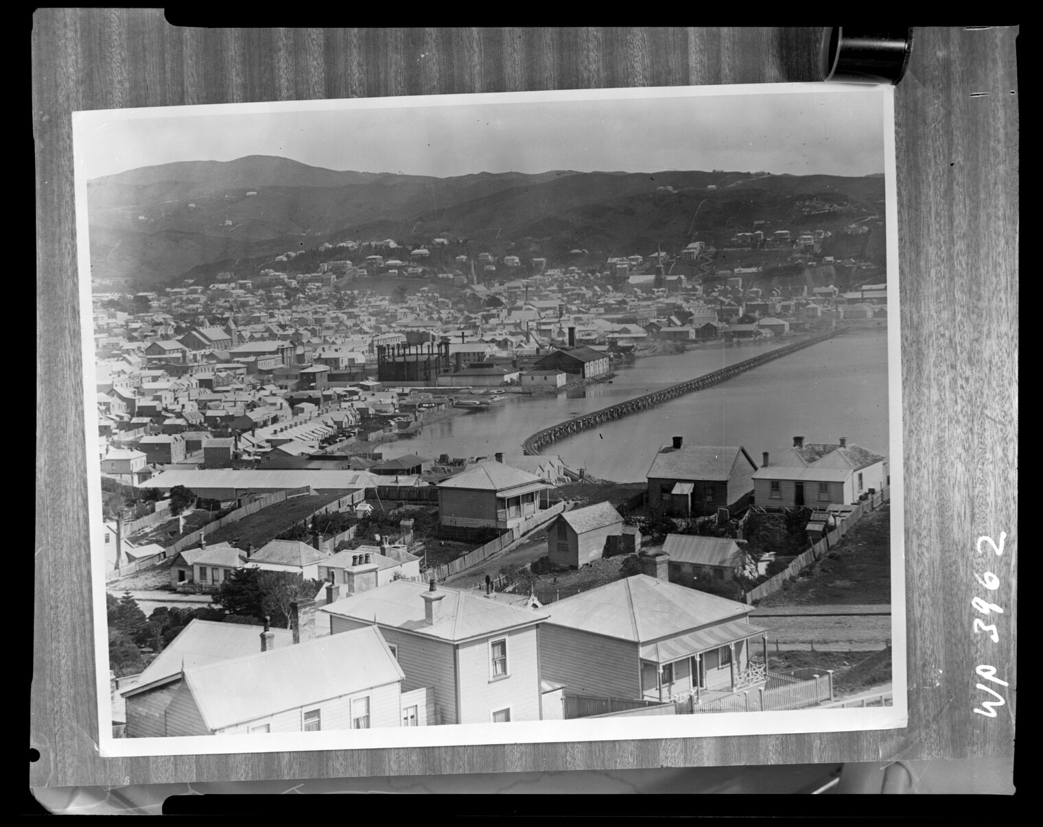 Elevated view of Te Aro Flat, Reclamation