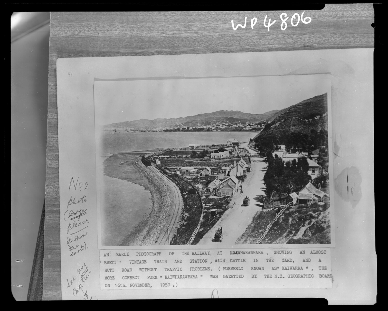 An Early Photograph of the Railway at Kaiwharawhara