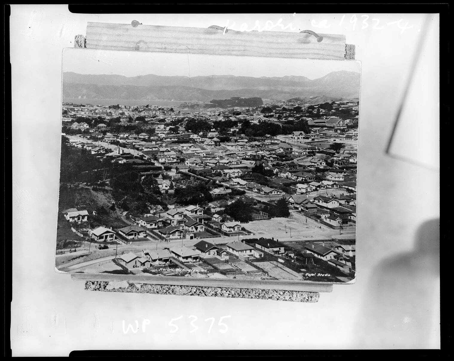 Elevated view of Karori