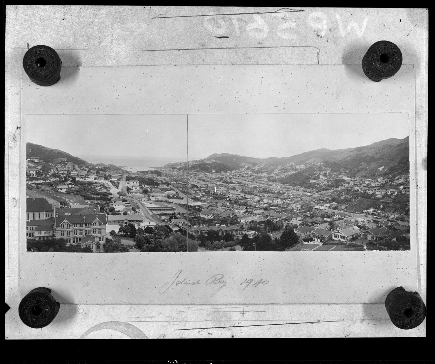 Elevated view of Island Bay