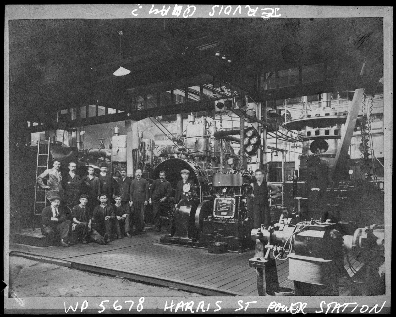 Staff and Interior of Harris Street Power Station