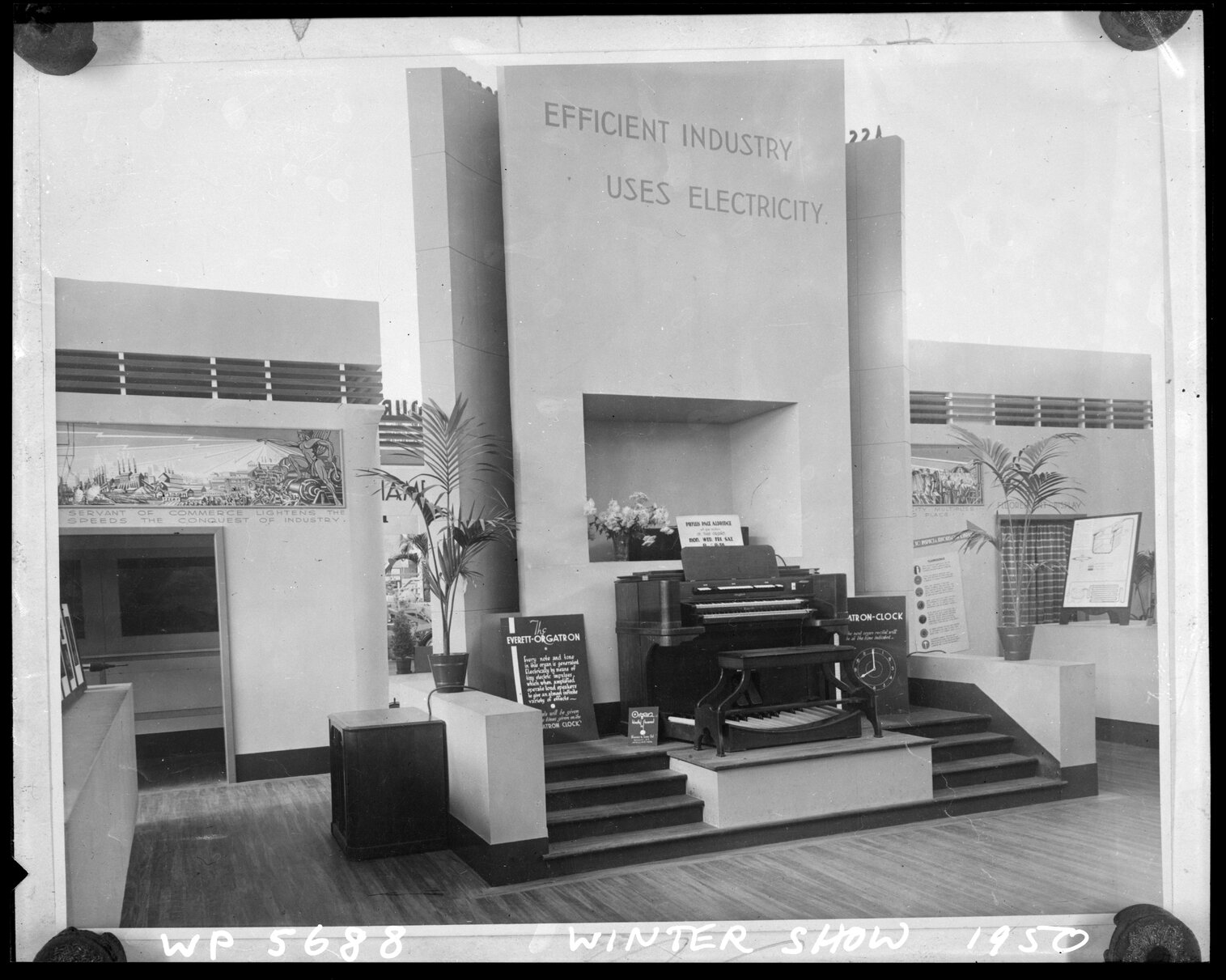 Municipal Electricity Department exhibit at the Winter Show