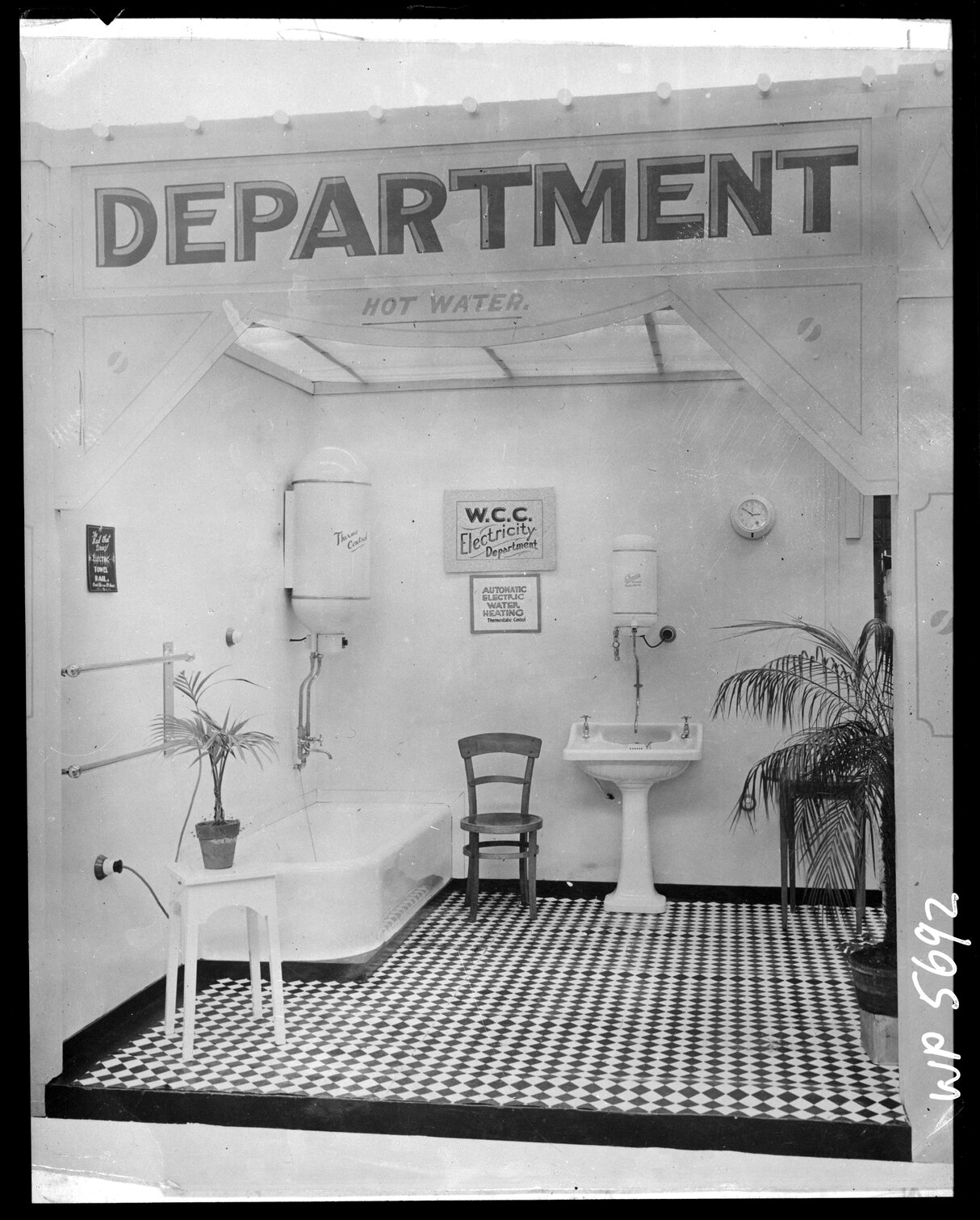 Showroom of the Wellington City Council Electricity Department