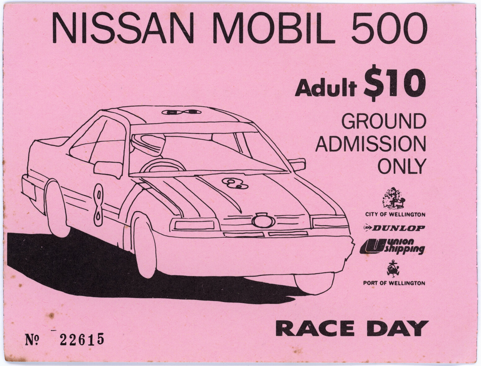 Mobil 500 Street Race ticket
