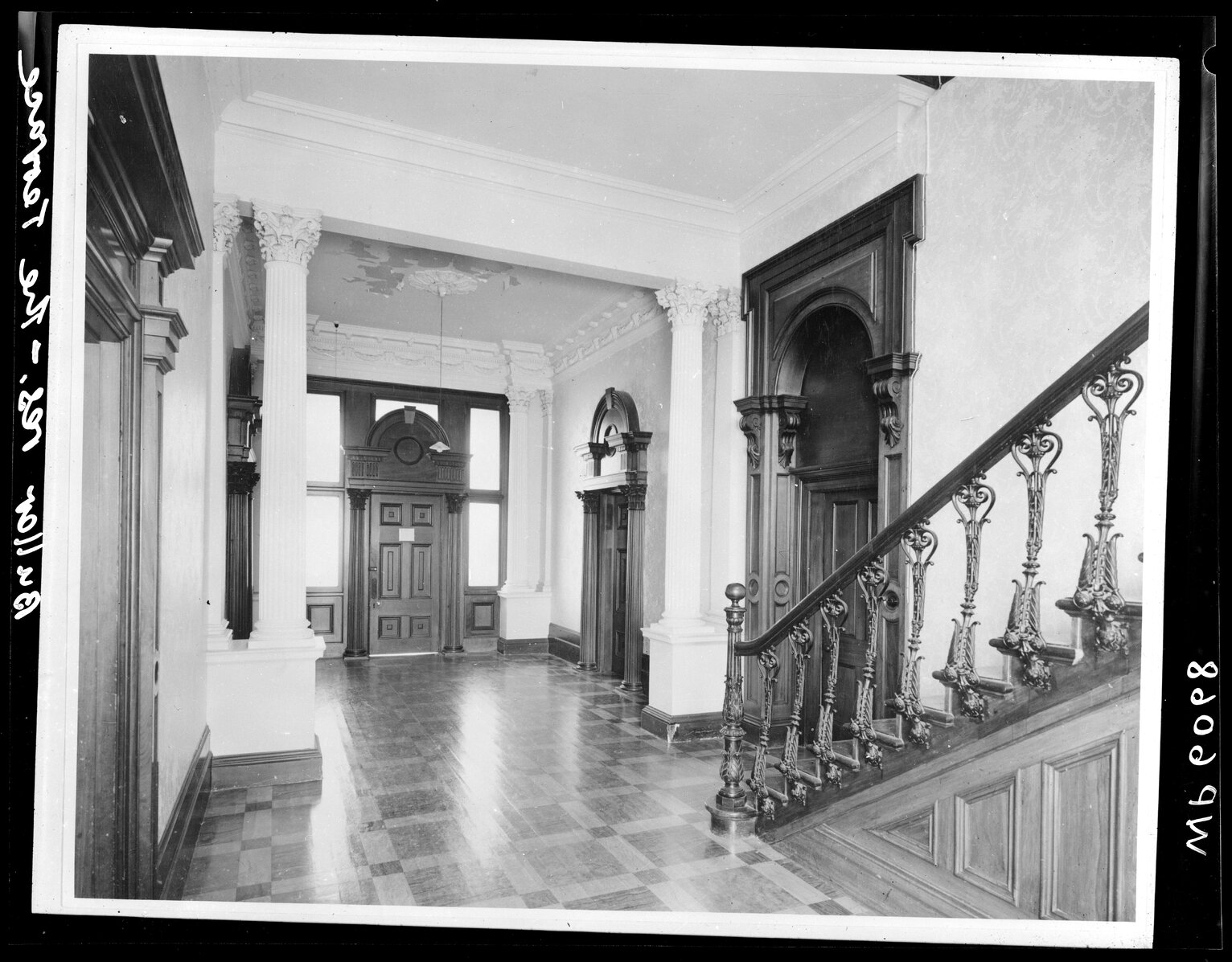 Interior/front hall, Buller Residence, 114 The Terrace