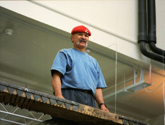 C, Installing artwork, artist