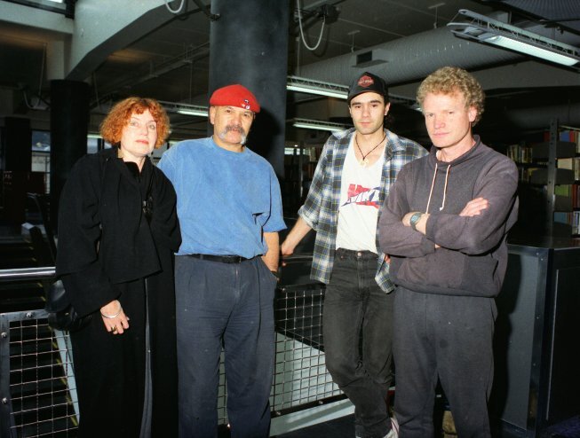 C, Installing artwork, artist