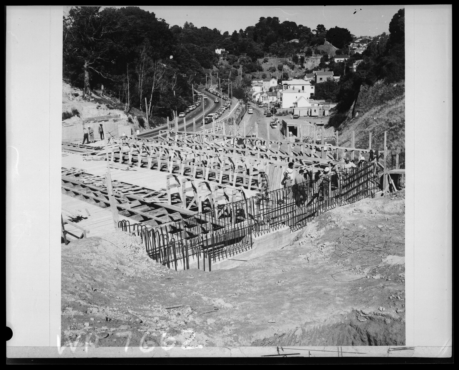 Construction of Motorway over Bowen Street, Thorndon