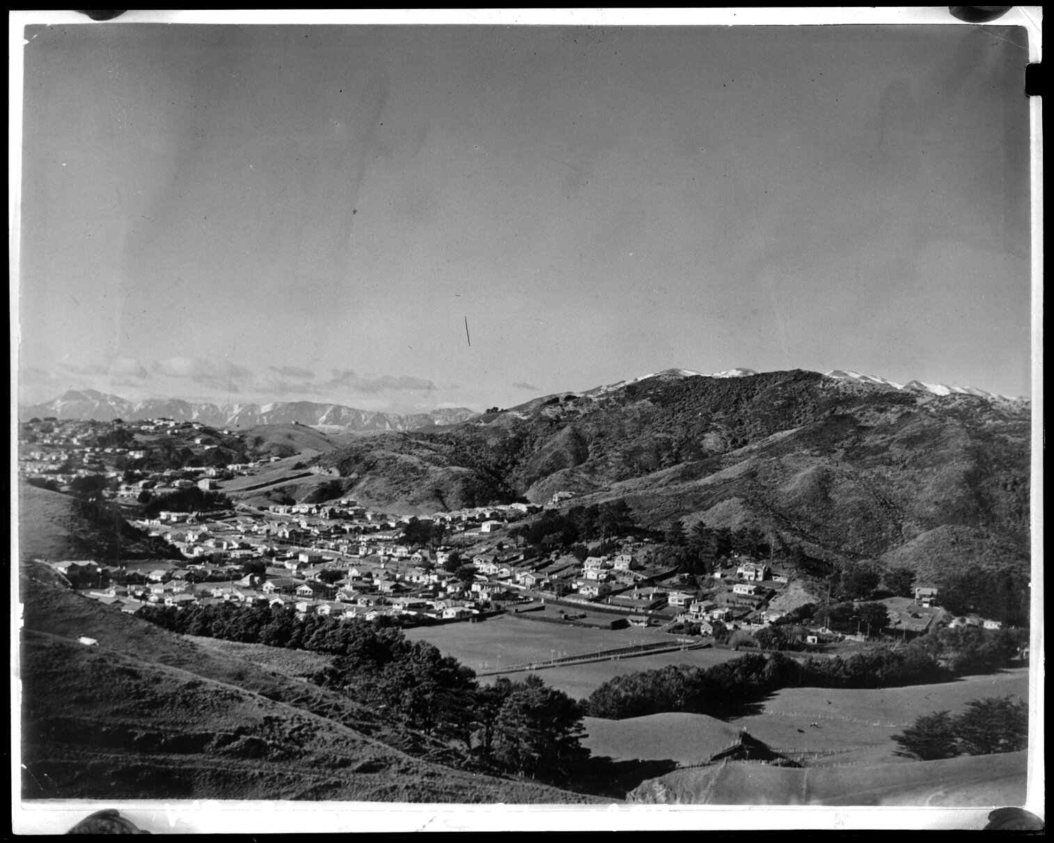 Elevated view of Karori