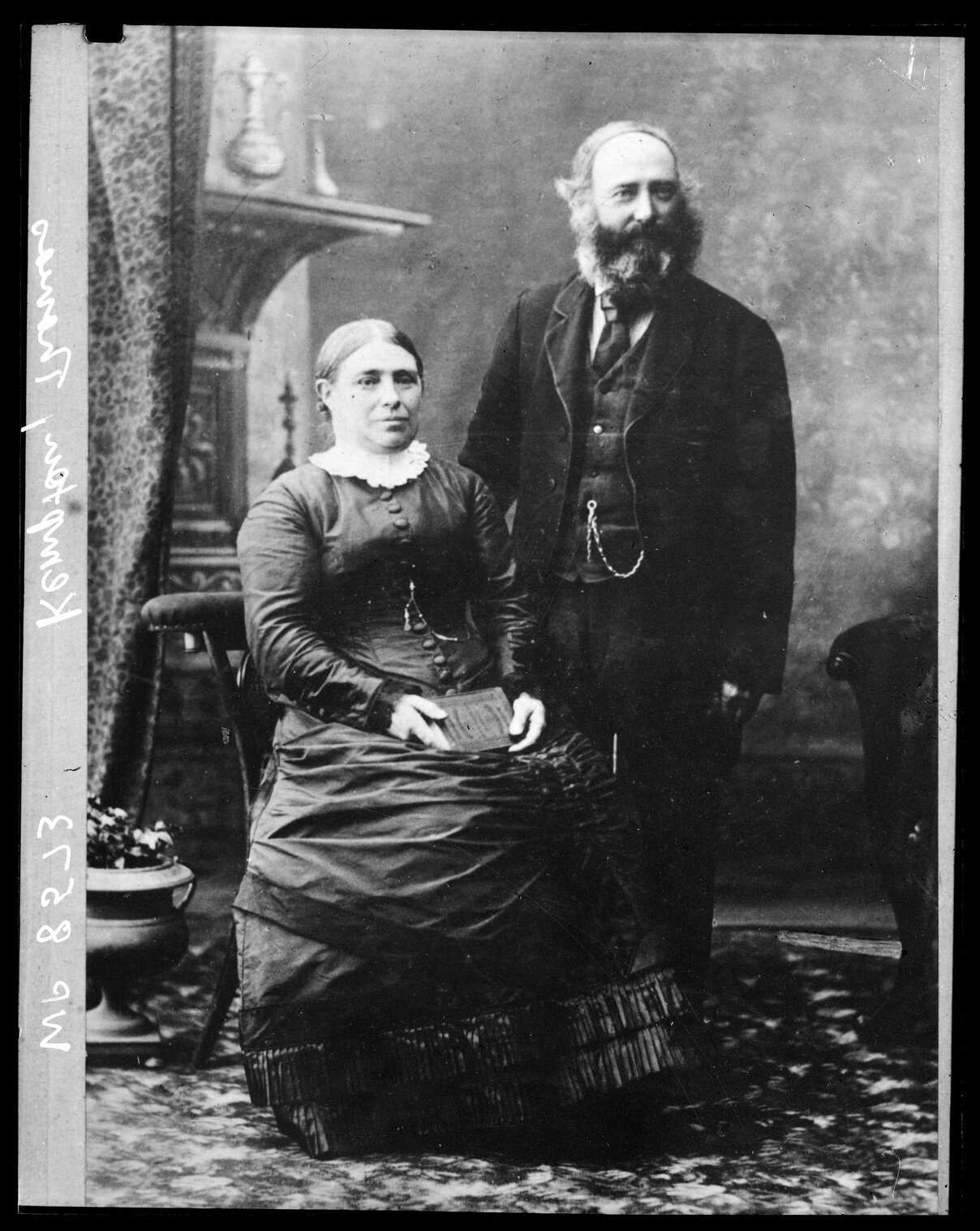 Portrait of Mr. and Mrs. Thomas Kempton, Greytown of the Rising Sun Hotel