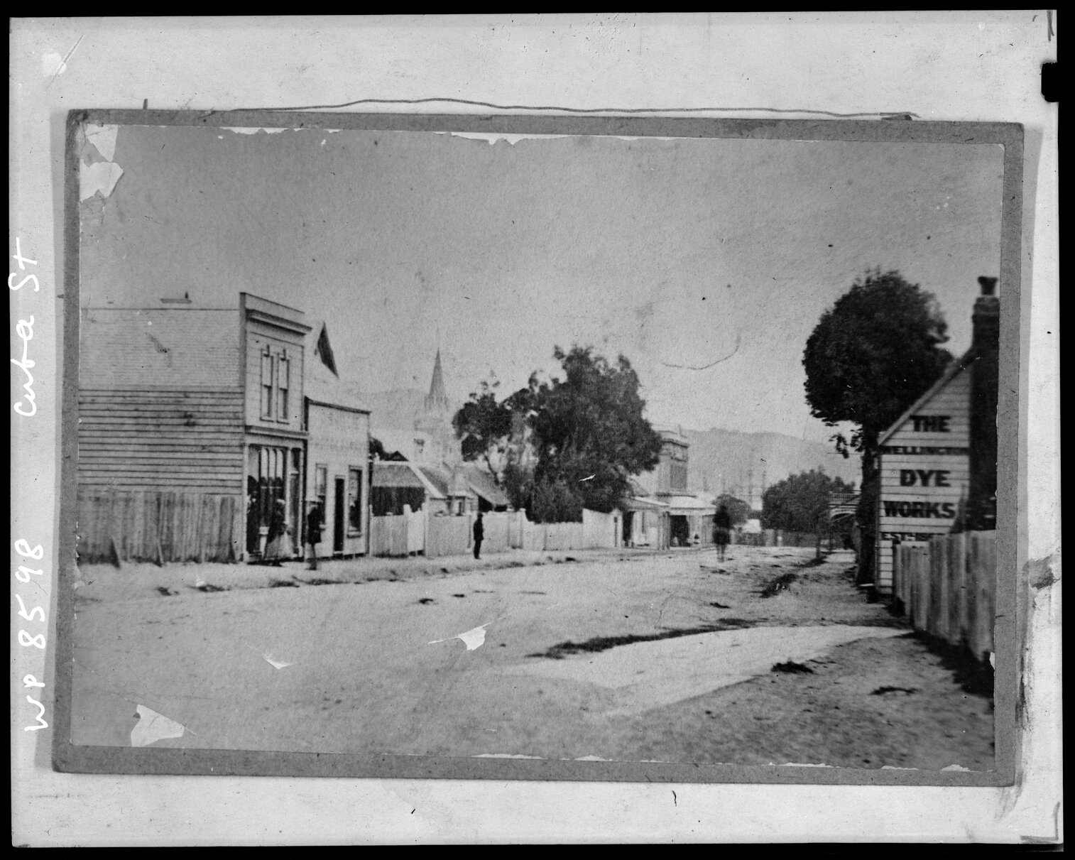 Looking north along Cuba Street
