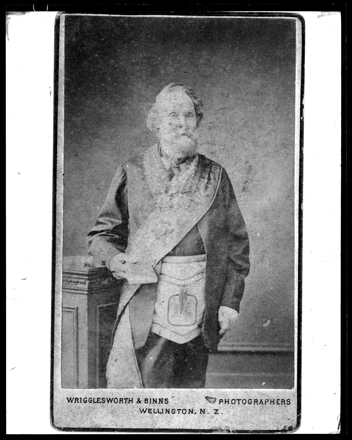 Portrait of James Henry Marriott in Lodge Regalia