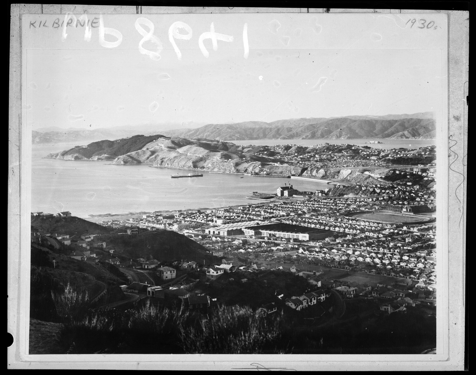 Elevated view of Kilbirnie and Evans Bay