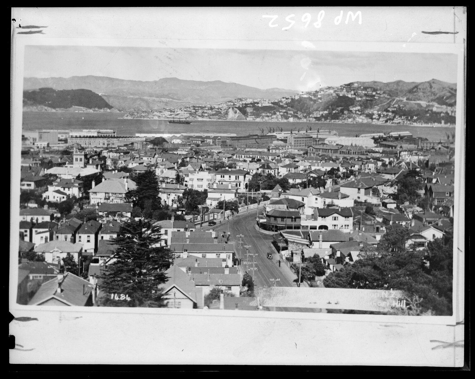 Thorndon from Tinakori Hill, looking towards Business District