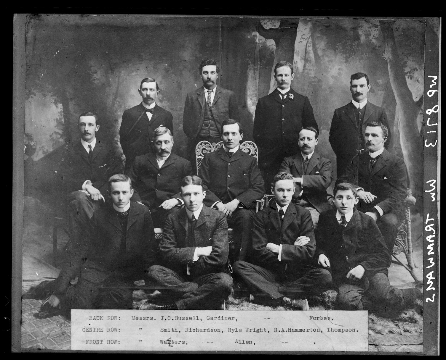 Wellington City Council Tramways staff, 1904