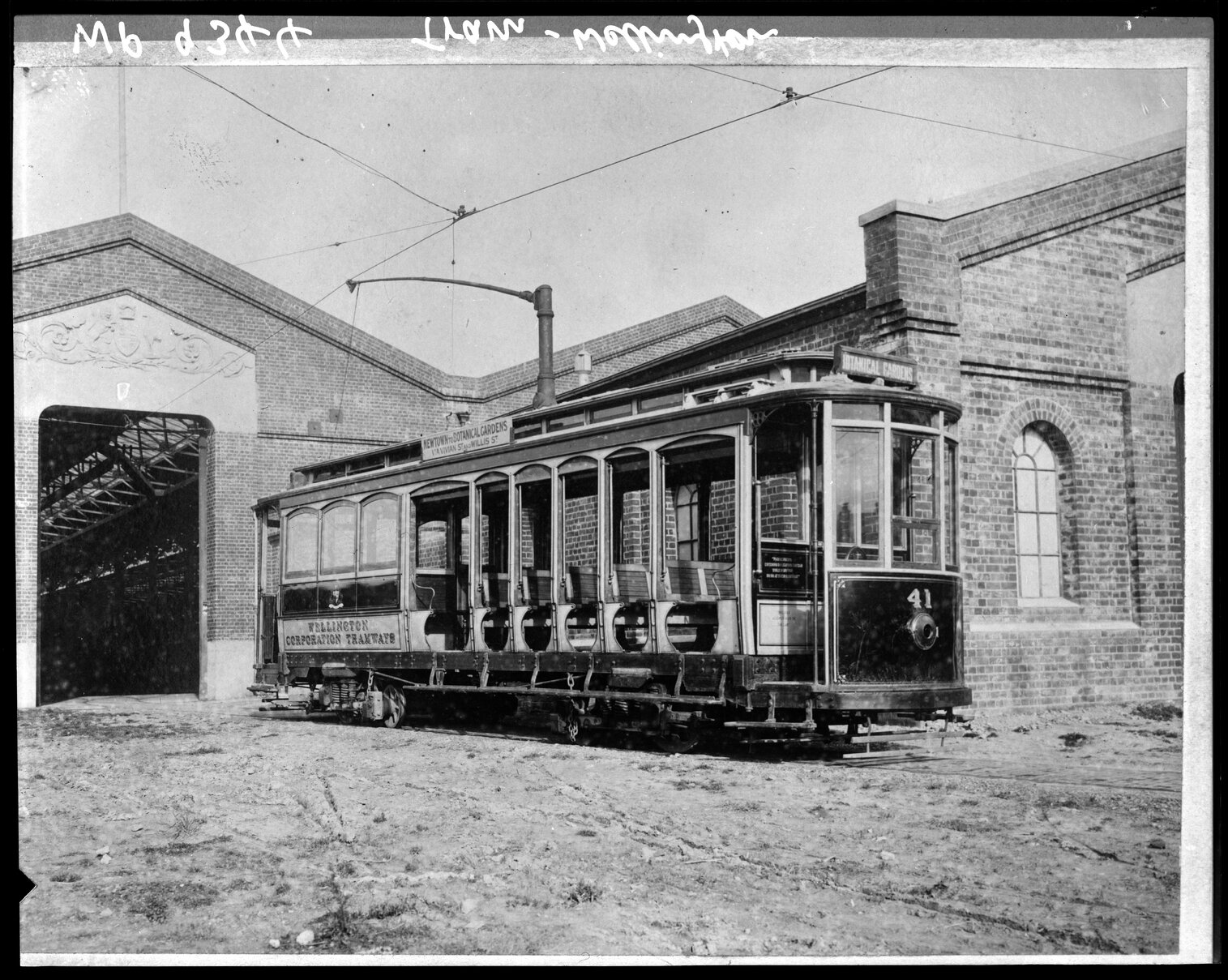 Wellington Corporation Tramways tram car no. 41