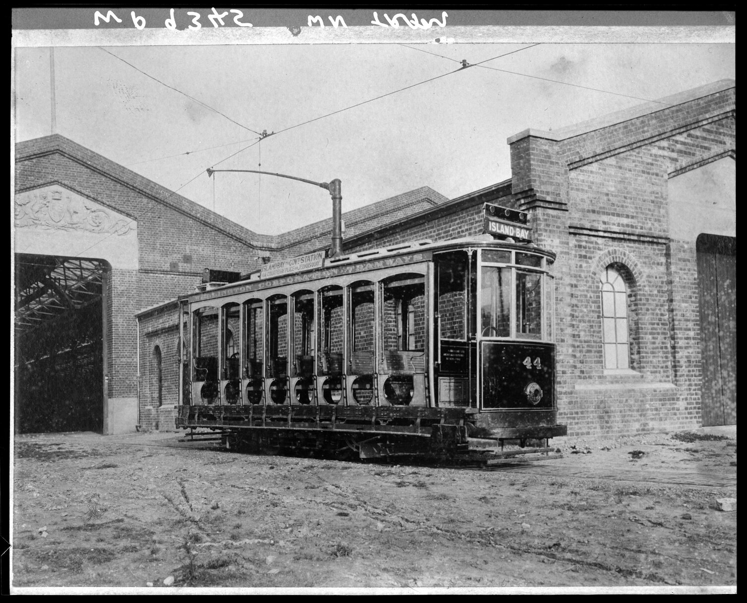 Wellington Corporation Tramways tram car no. 44