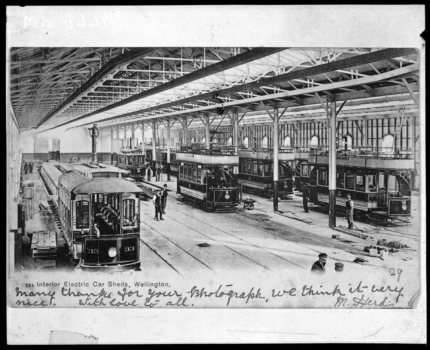 Interior of Electric Tram Sheds