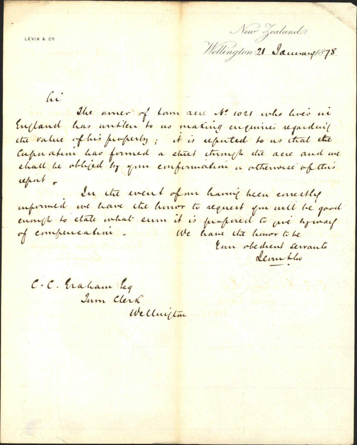 Re Town Acre 1021 - Levin and Co