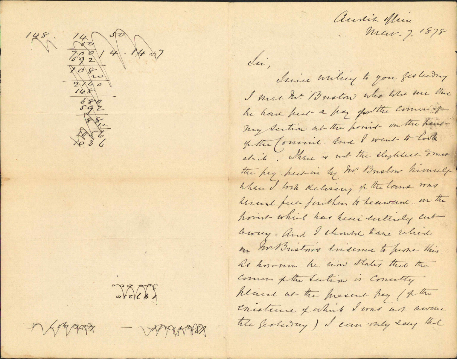 Regarding his section, James Fitzgerald