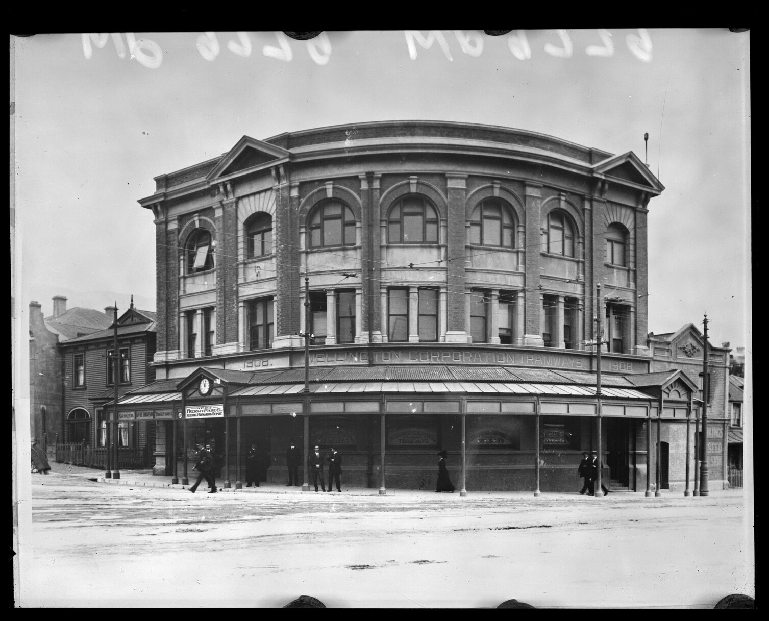 Wellington Corporation Tramways Building, corner of Mulgrave Street and Thorndon Quay