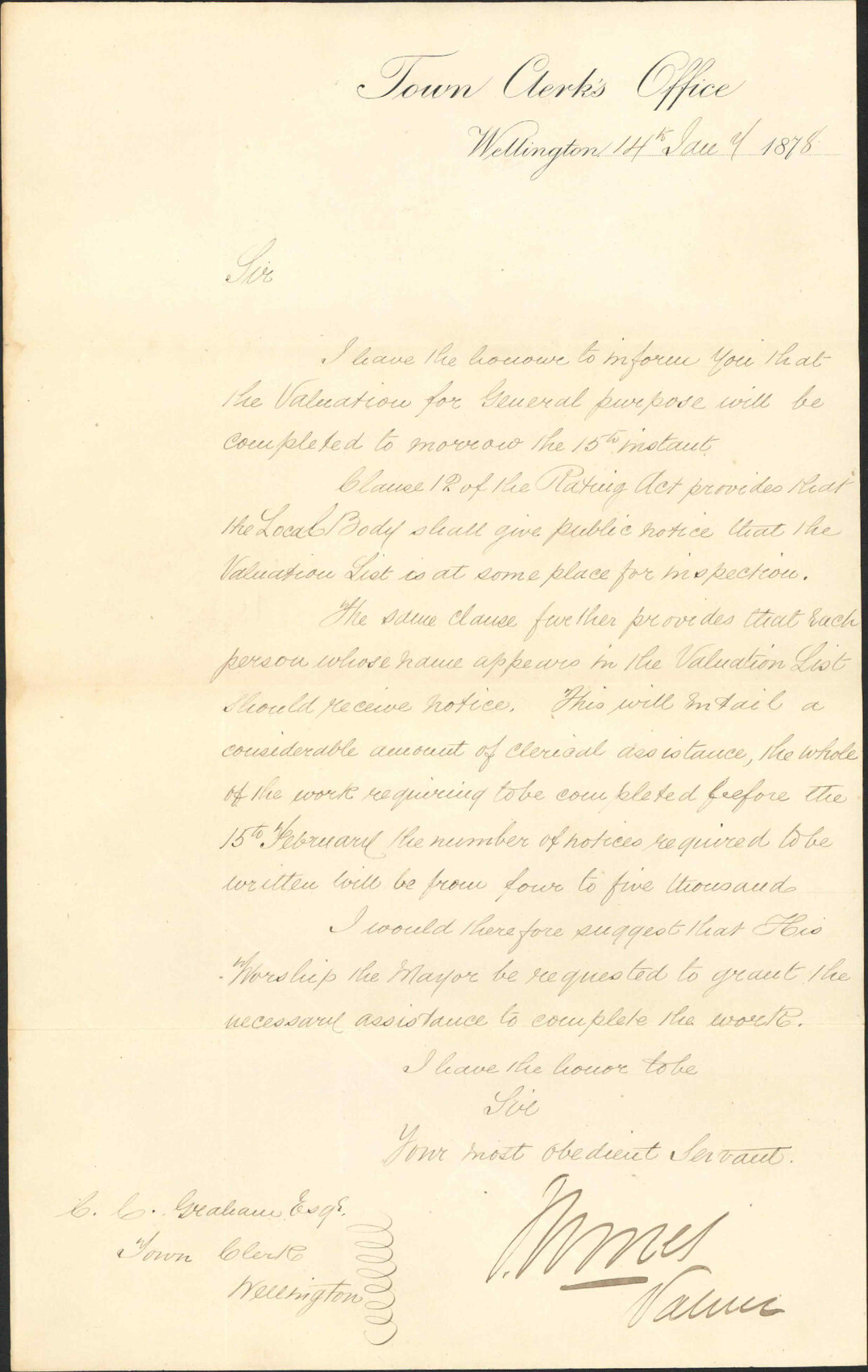 Re city valuation - City Valuer