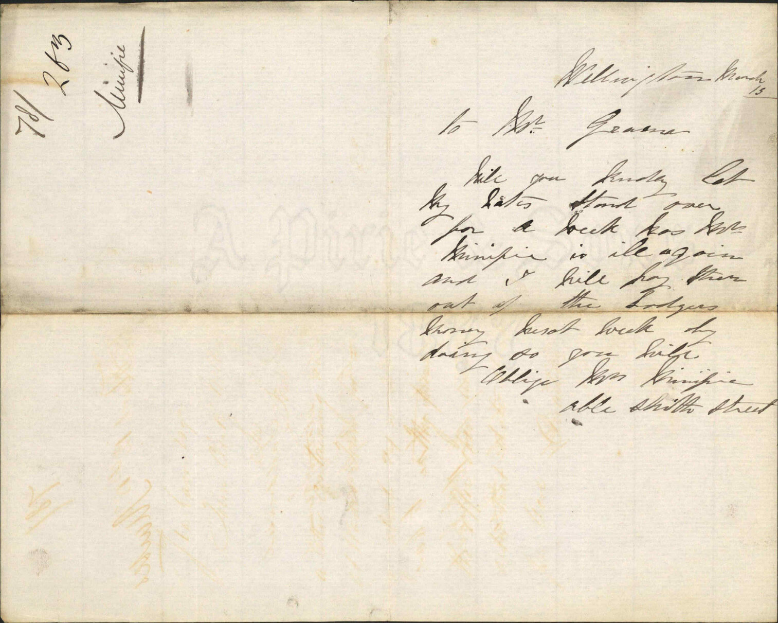 Re asking permission to delay rates payment