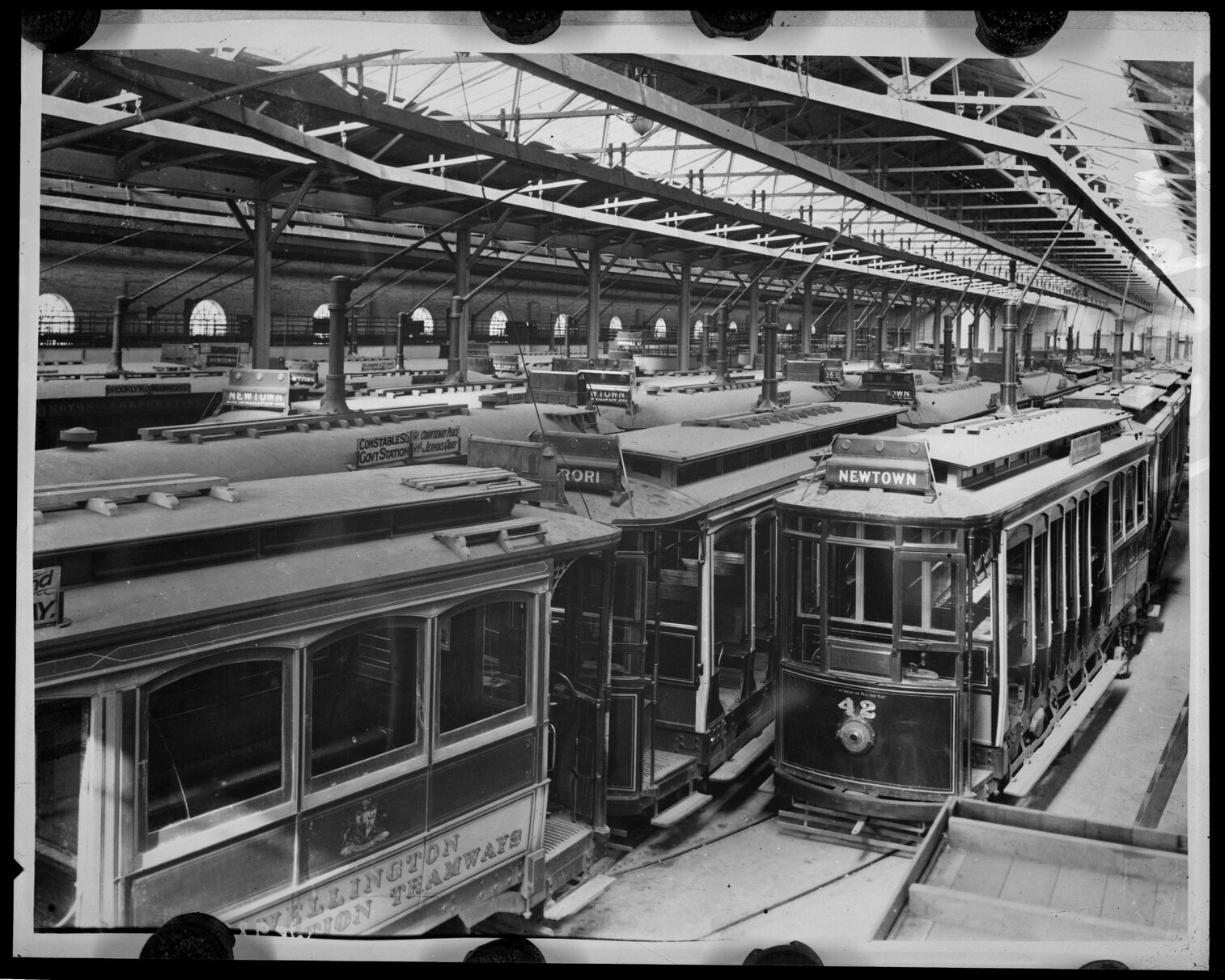 Wellington City Corporation Tram Barn, Thorndon.