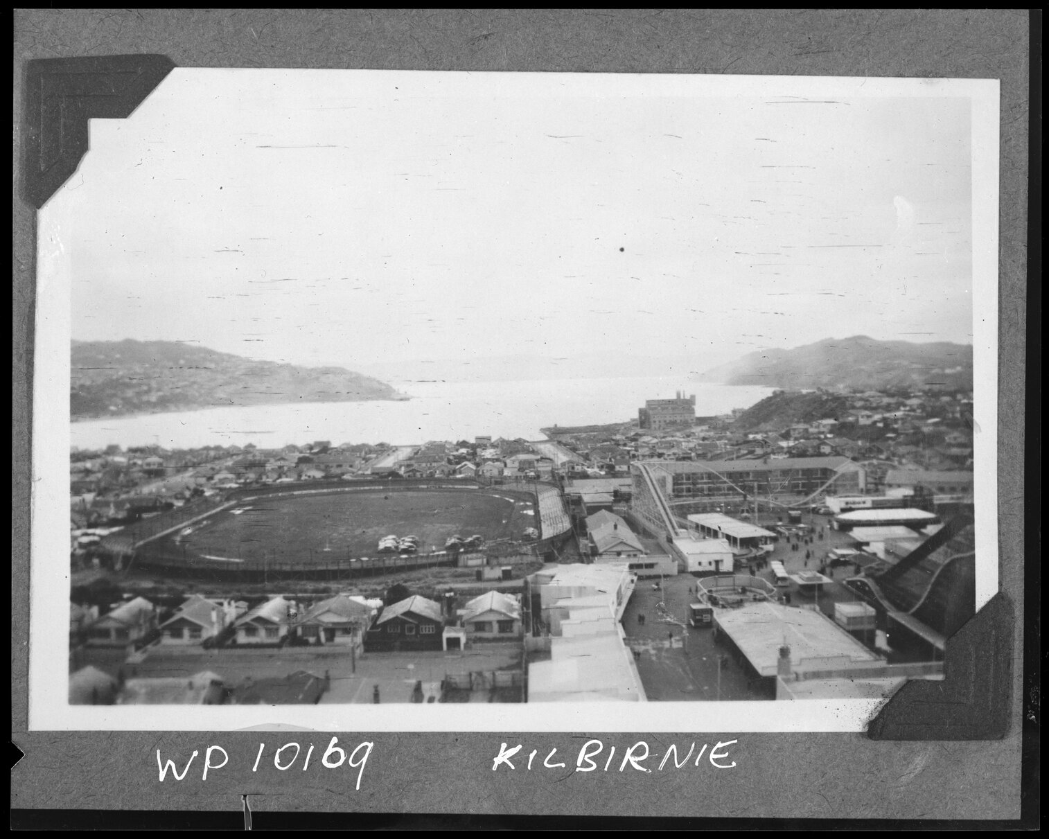Elevated view of Kilbirnie from the Centennial Exhibition Central Tower