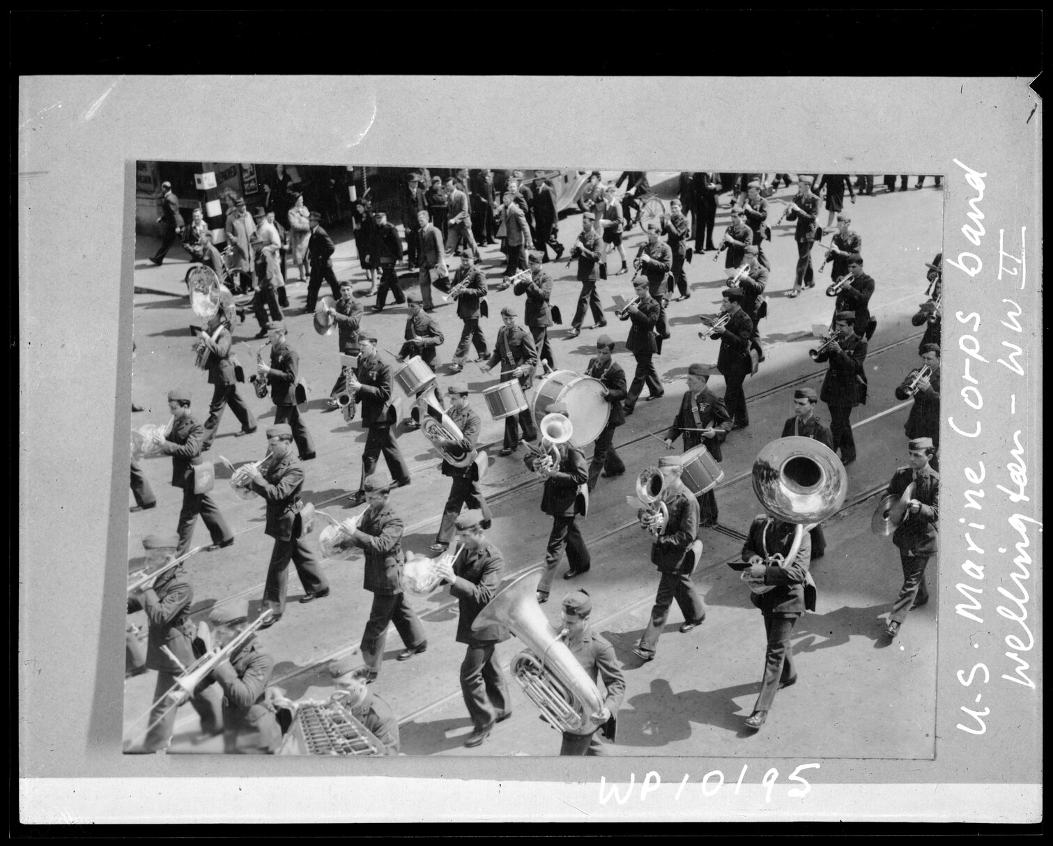 US Marine Corps Band in parade