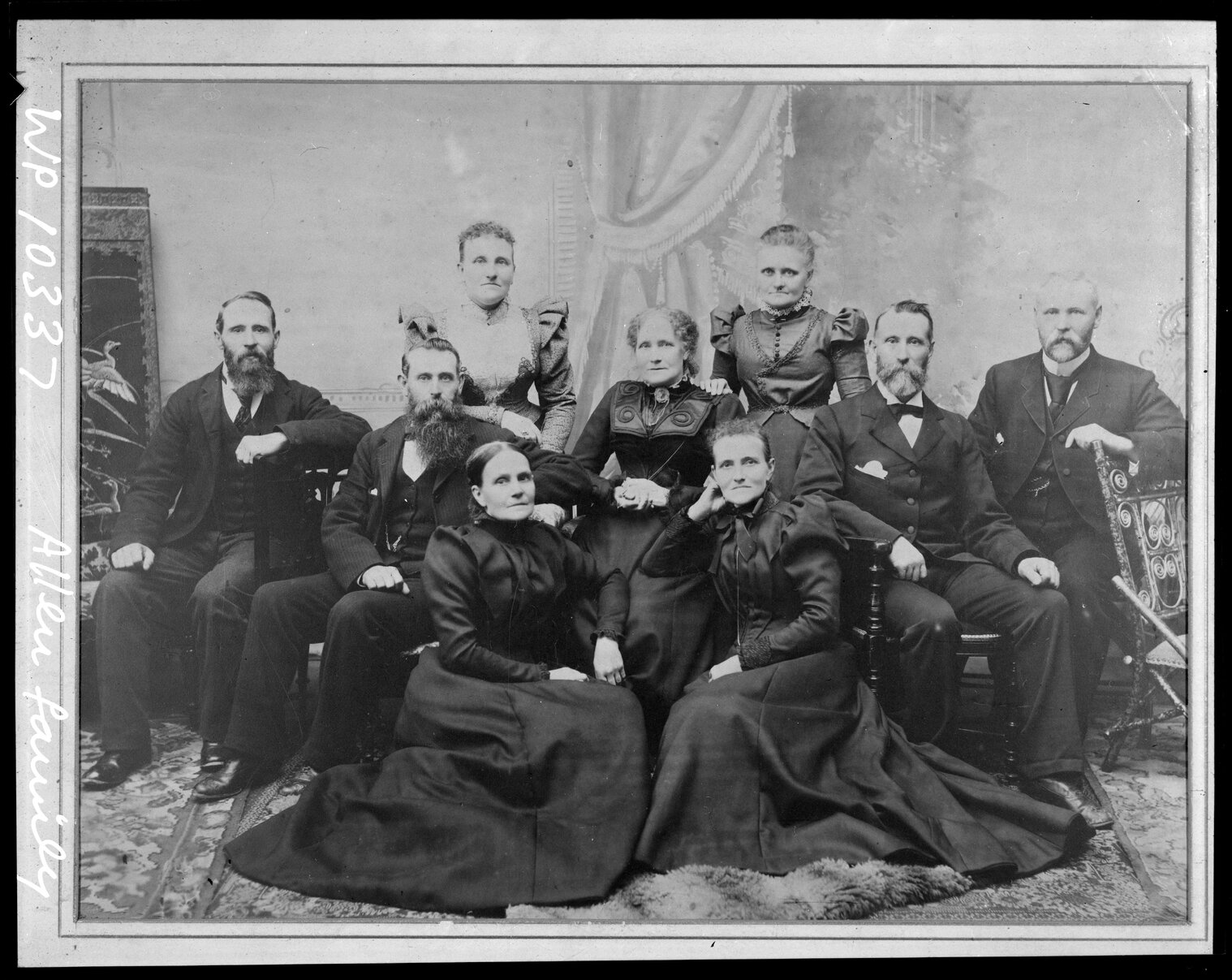 George Allen, Mayor, his wife, Jane, and family