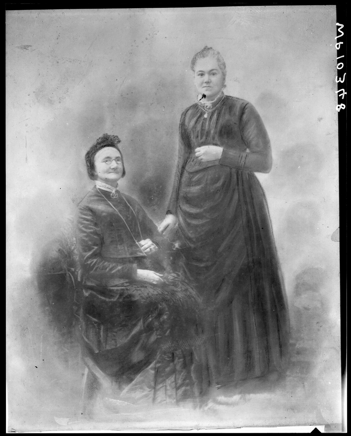 Two unidentified ladies