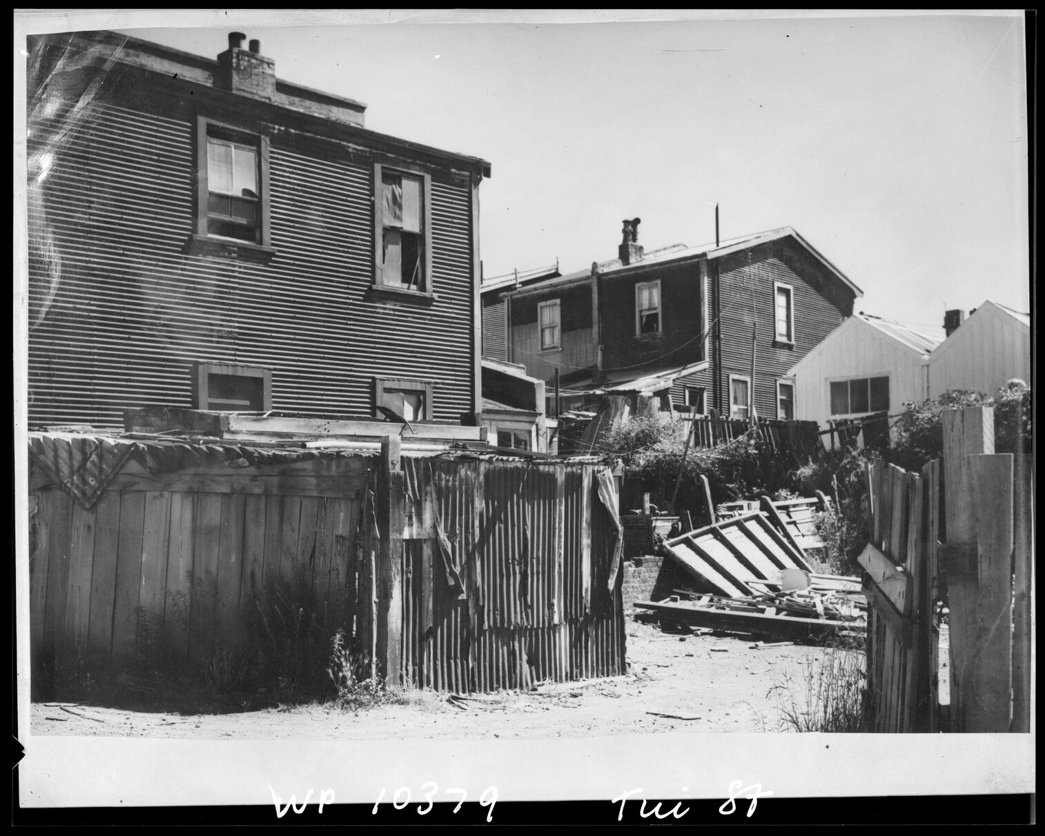 Dilapidated housing, Tui Street