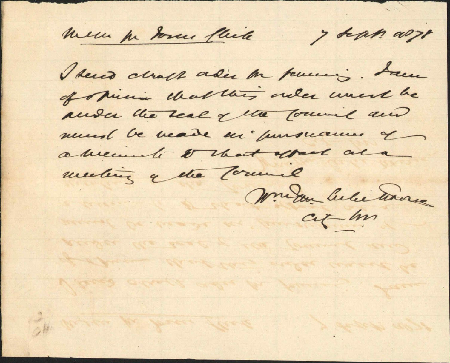 Re memo to Town Clerk re fencing - City Solicitor