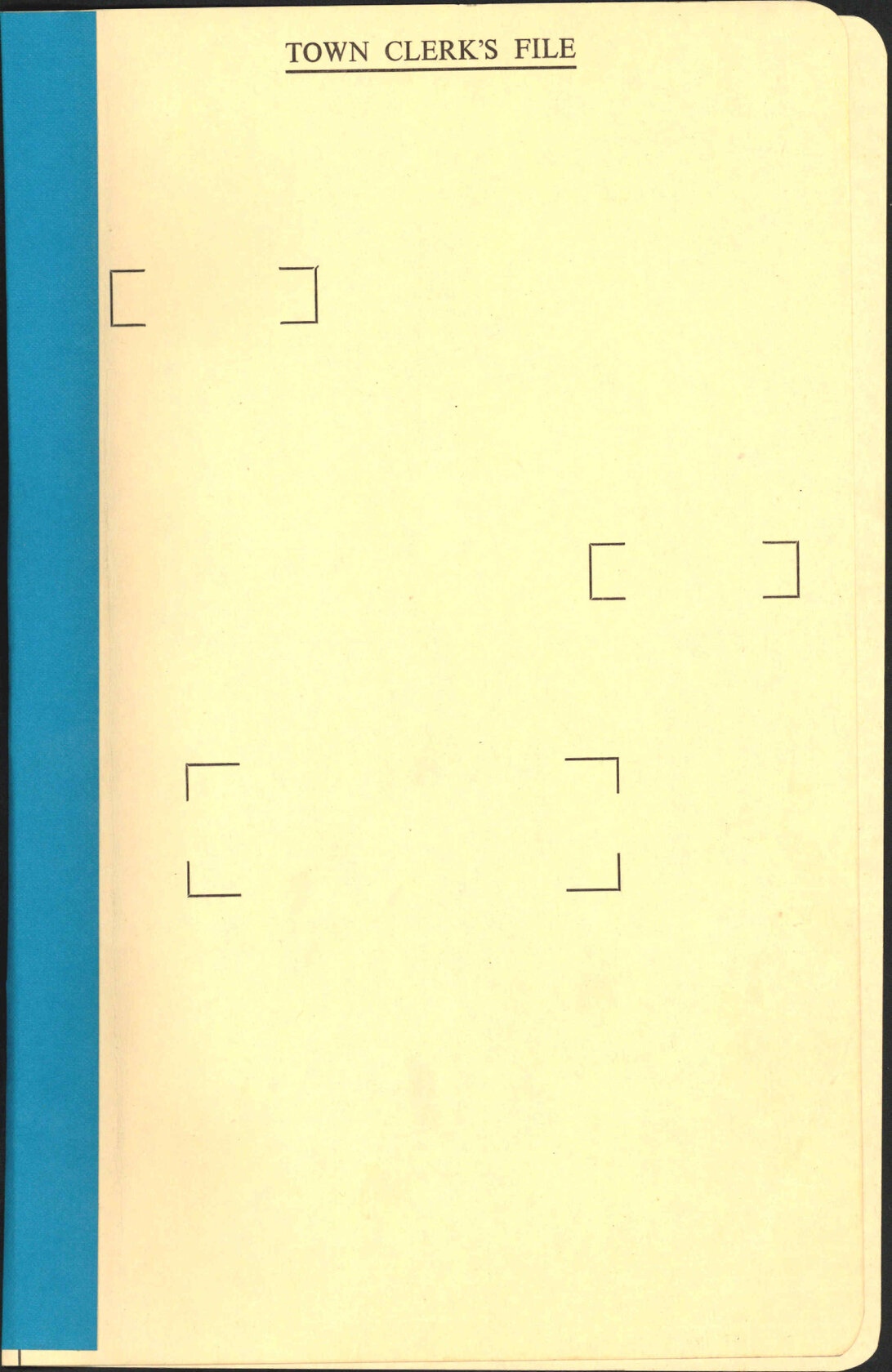 Sundry papers - Town Clerk, Wellington