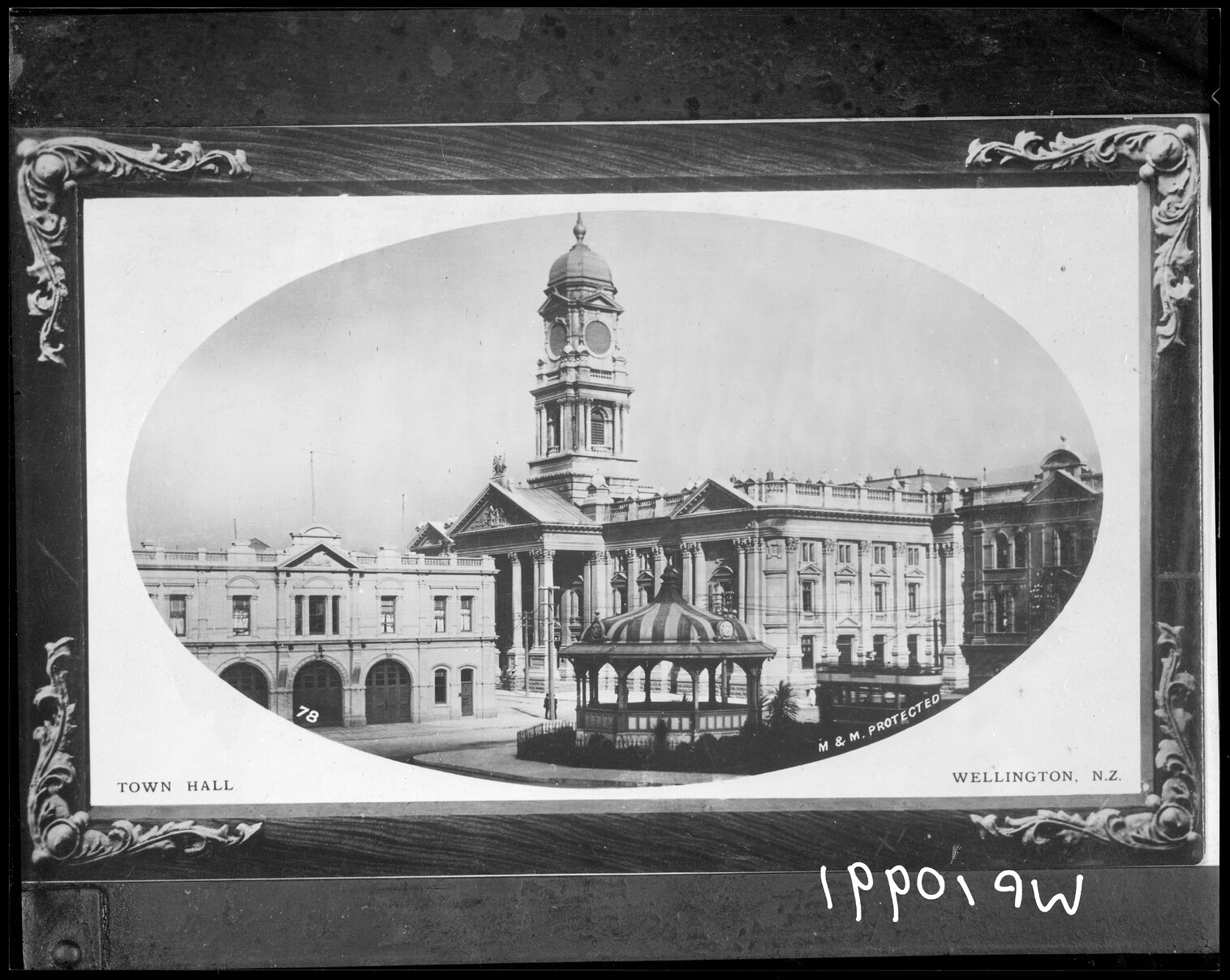 The Town Hall, copy of Muir and Moodie postcard