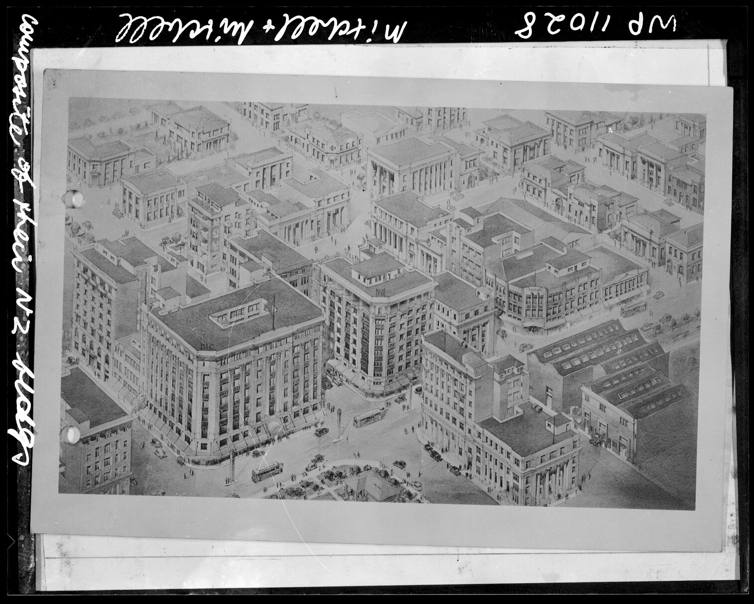 Mitchell and Mitchell, composite of their New Zealand buildings.