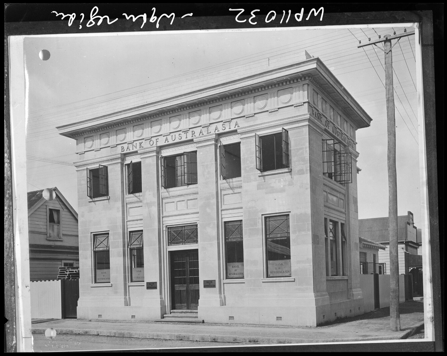 Exterior of the Bank of Australasia, Upper Hutt