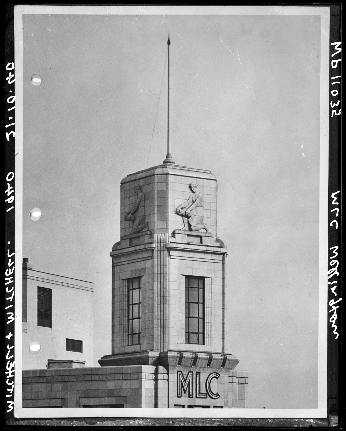 33-37 Hunter Street, detail of tower, MLC Building