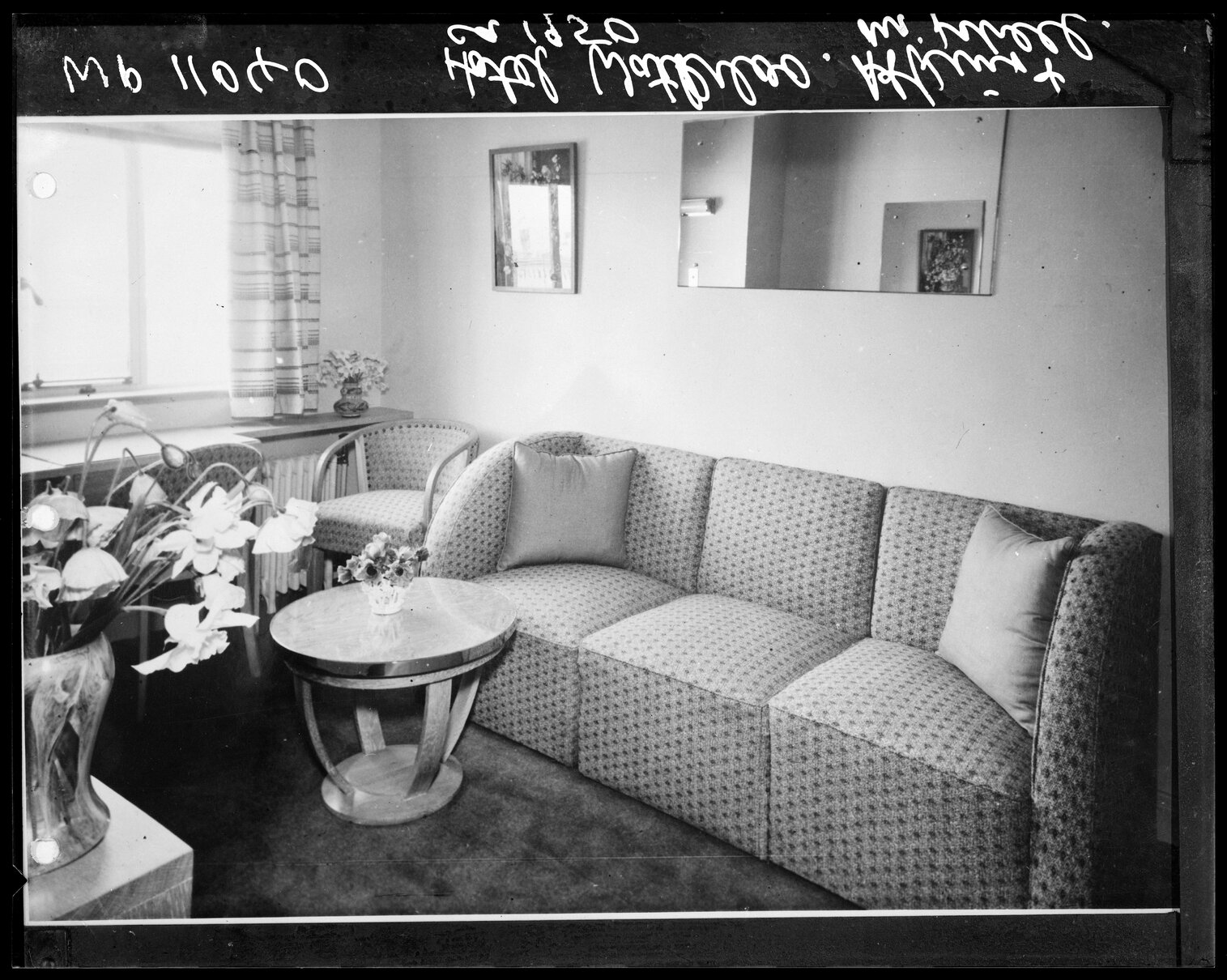 Interior of bedroom, Waterloo Hotel
