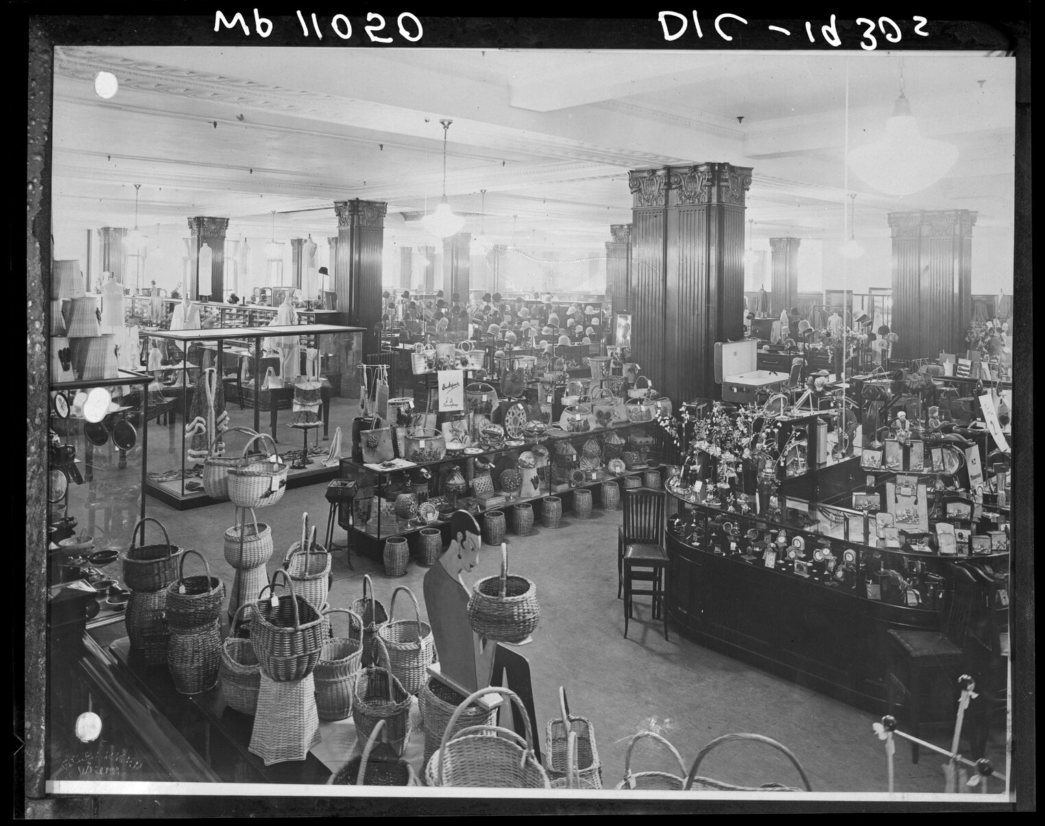 Interior of the DIC department store, knick-knacks department